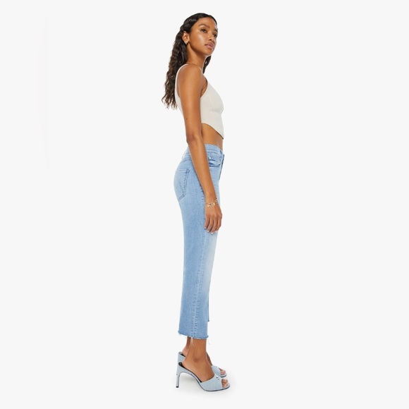 NWT Mother Jeans - The Mid Rise Dazzler Crop Fray - Picture 2 of 5
